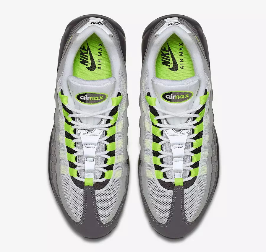 Nike Air Max 95 OG Neon 554970-071 2018 Чыгарылган датасы