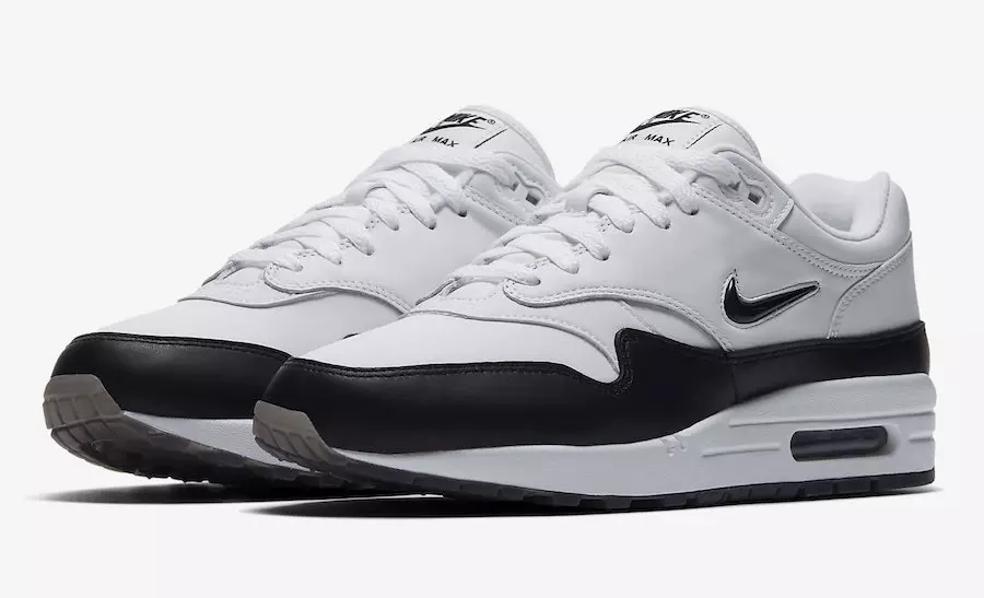 Nike Air Max 1 Klejnot Czarny Biały 918354-100