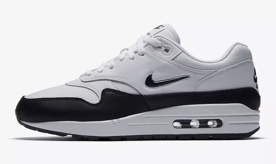 Nike Air Max 1 Klejnot Czarny Biały 918354-100