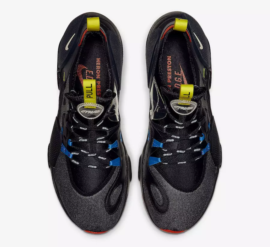 Heron Preston Nike Huarache EDGE Zwart CD5779-001 Releasedatum