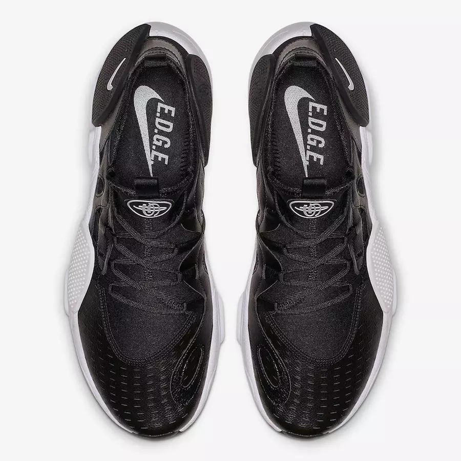 Nike Air Huarache EDGE TXT Dubh Bán AV3598-001 Dáta Eisiúna