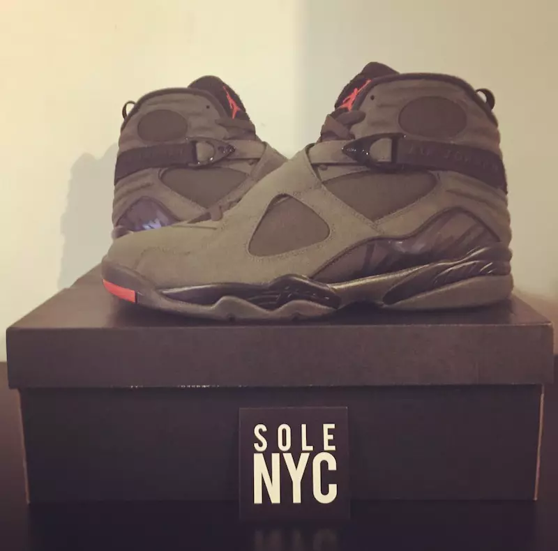 Air Jordan 8 Pamposhtur Sequoia Max Orange