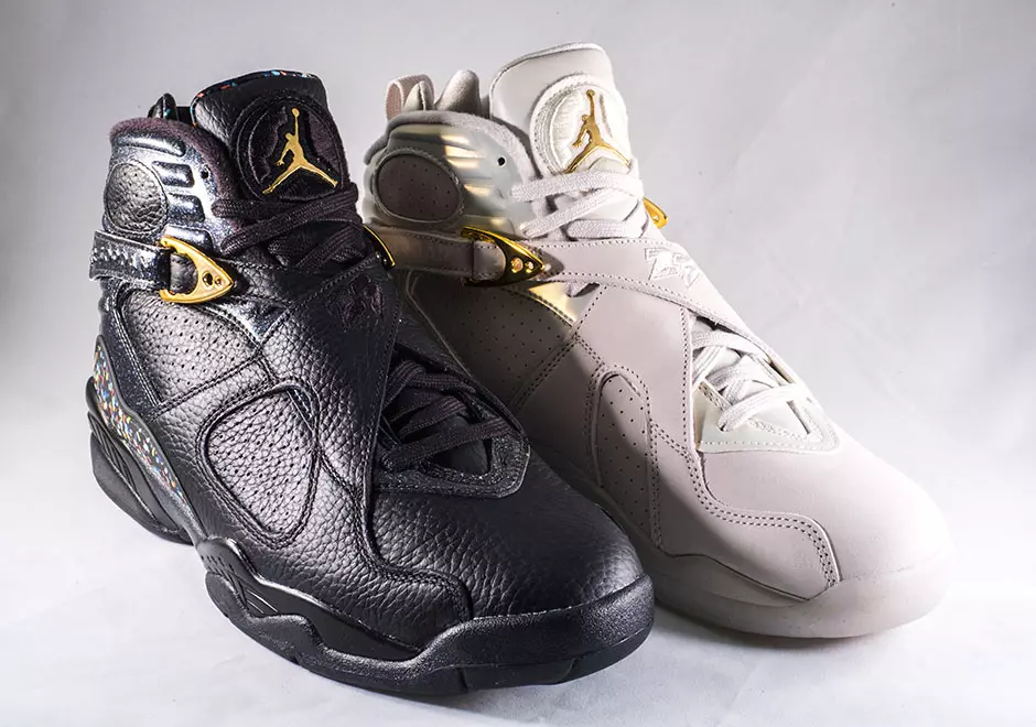 Jordan 8 Confetti Sigaar Champagne Championship Pack