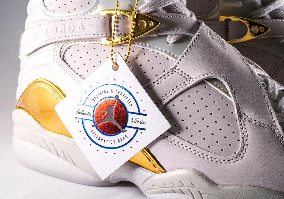 Jordan 8 Confetti Cigar Champagne Championship Pack