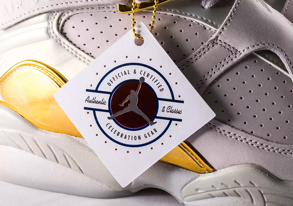 Jordan 8 Confetti Cigar Champagne Championship Pack