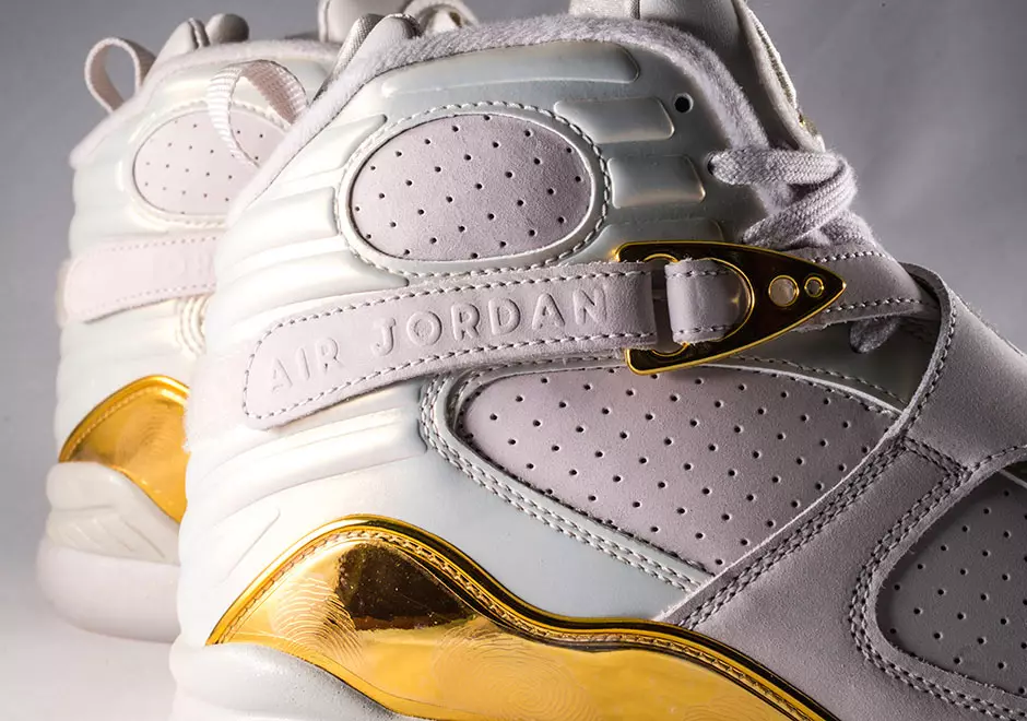 Jordan 8 Confetti Pura Champagne Championship Pack