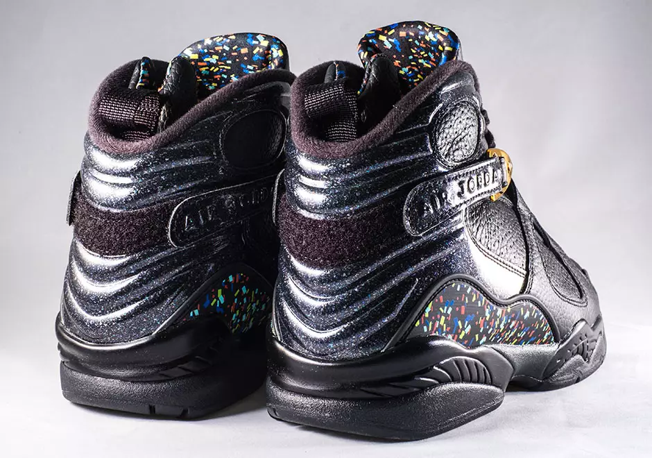 Jordan 8 Confetti Pura Champagne Championship Pack