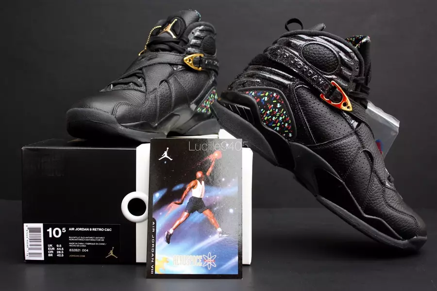 Air Jordan 8 טשאַמפּיאָנשיפּ קאָנפעטי שאַמפּיין פּאַק