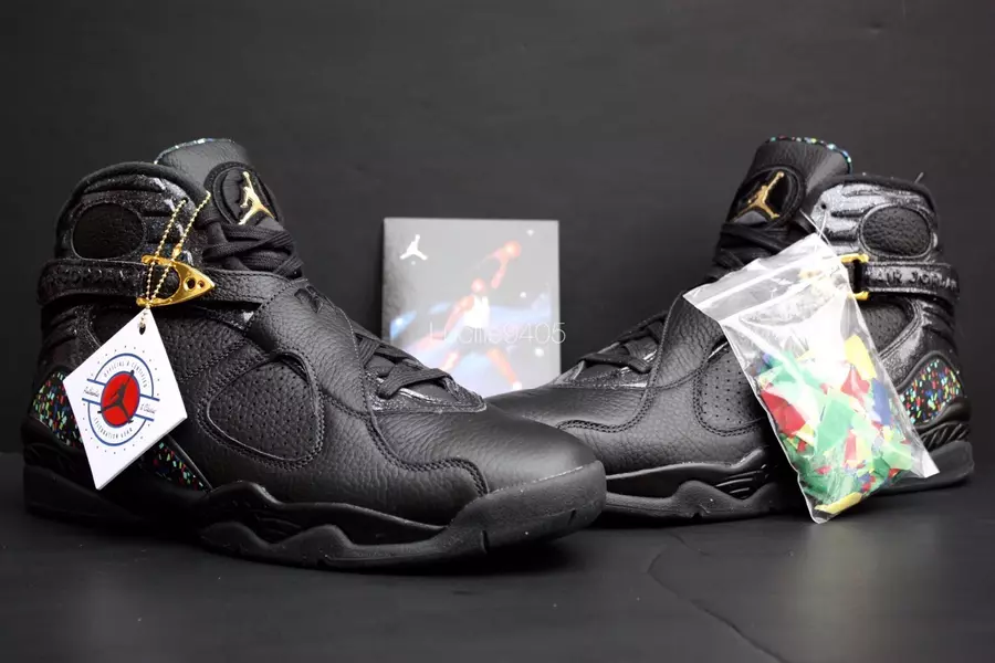 Air Jordan 8 čempionāta konfeti šampanieša iepakojums