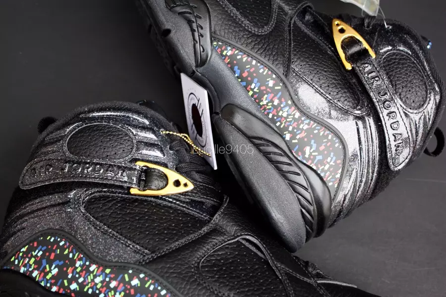 Air Jordan 8 michuano ya Confetti Champagne Pack