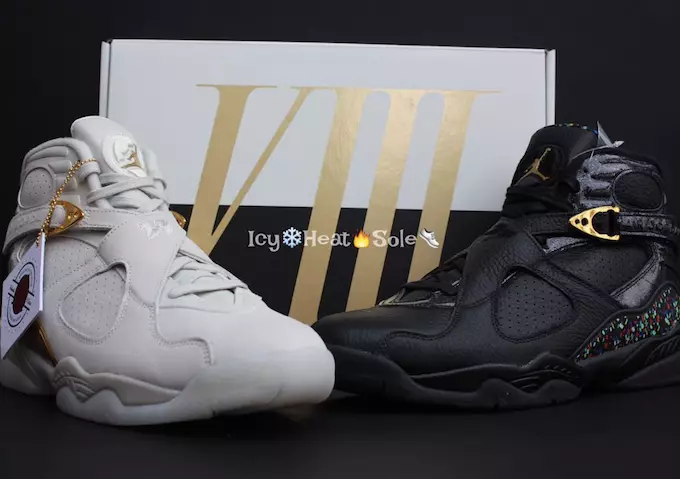 Air Jordan 8 Championship Pack шампан Confetti