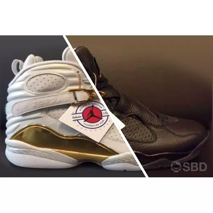 Air Jordan 8 shampan konfeti chempionati to'plami