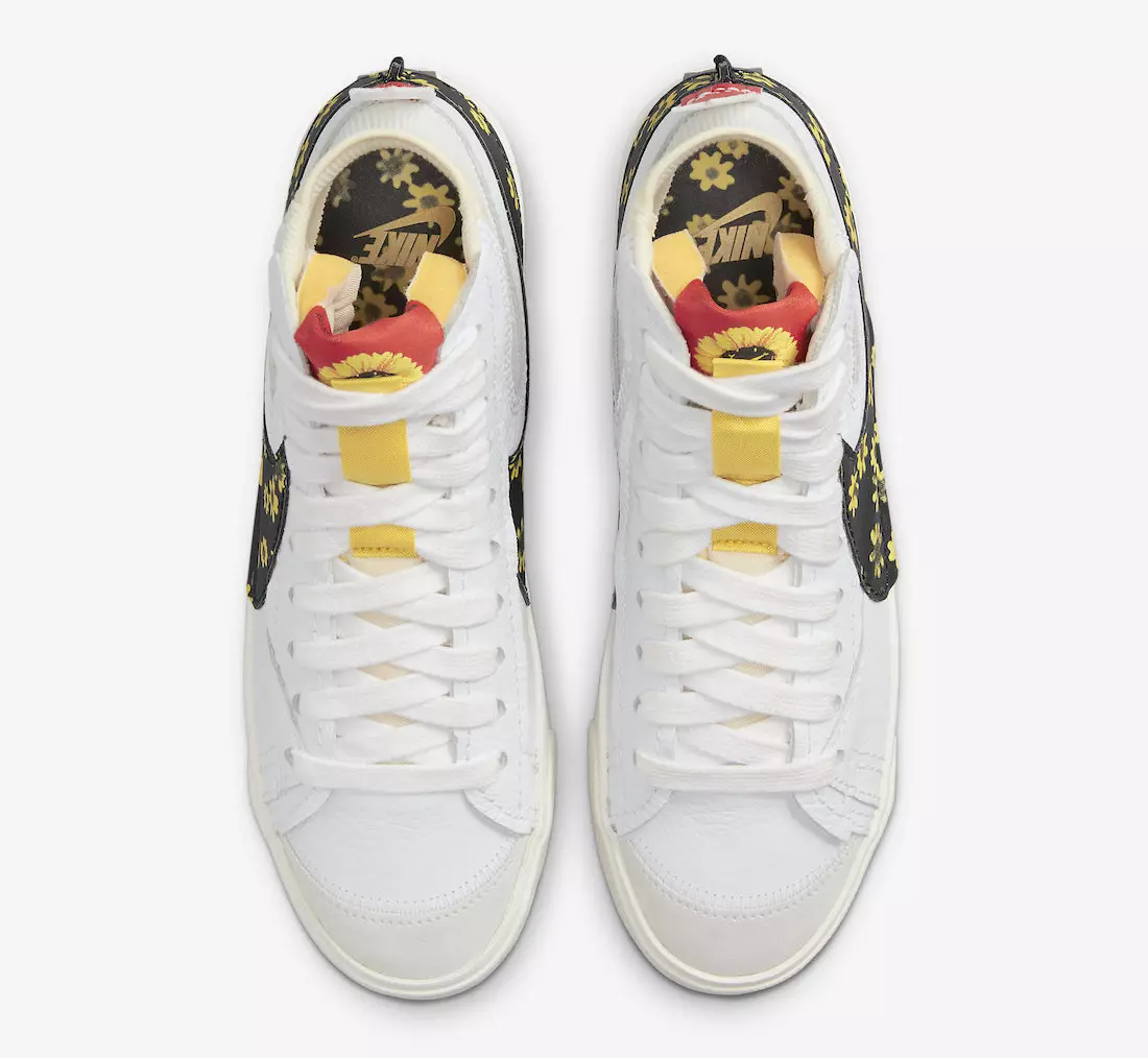 Nike Blazer Mid 77 Jumbo Floral Sunflower DQ7639-100 Санаи барориши