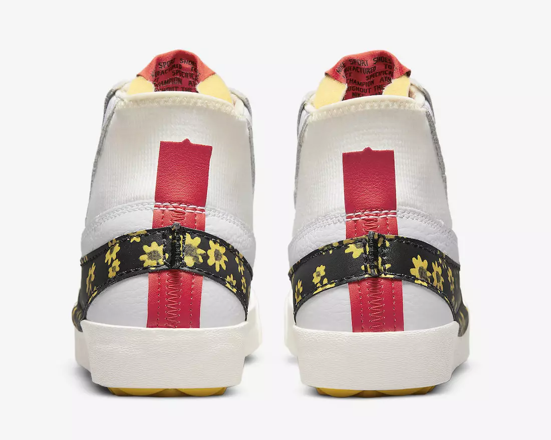 Nike Blazer Mid 77 Jumbo Floral Tournesol DQ7639-100 Date de sortie