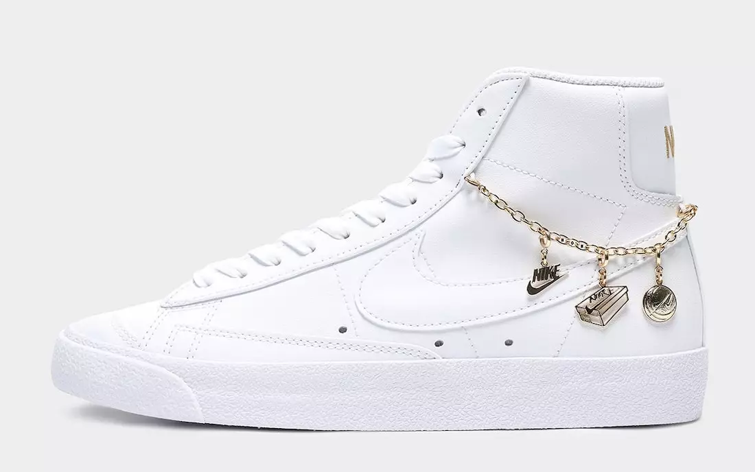 Nike Blazer Mid LX White Metallic Gold DM0850-100 გამოშვების თარიღი