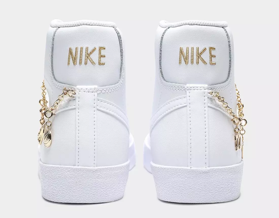 Nike Blazer Mid LX Bianco Metallico Oro DM0850-100 Data di rilascio