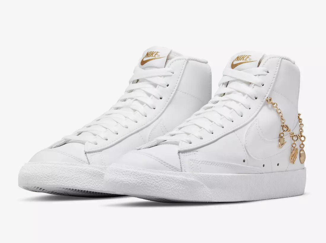 Nike Blazer Mid Luck Charms White Gold DM0850-100 Ngày phát hành