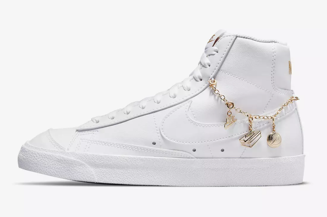 Nike Blazer Mid Luck Charms White Gold DM0850-100 გამოშვების თარიღი