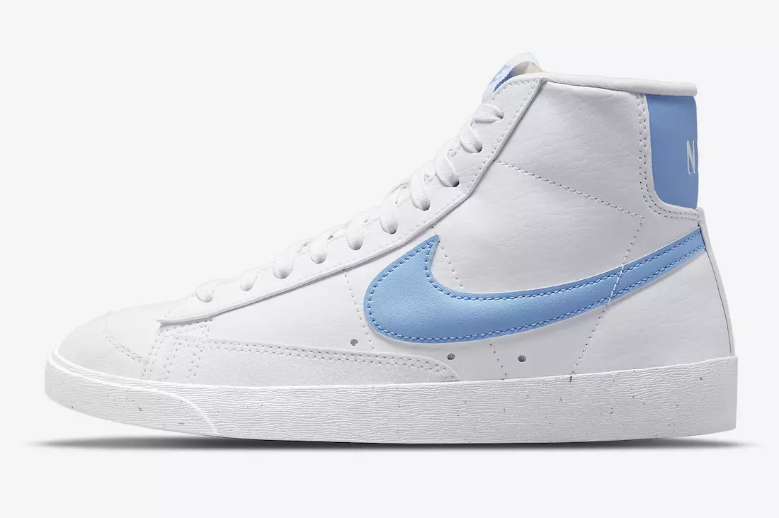 Date de sortie de la Nike Blazer Mid 77 Next Nature White University BlueDQ4124-101