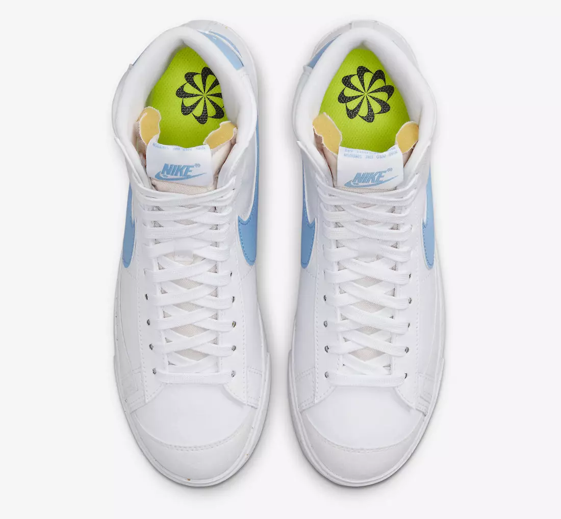 Nike Blazer Mid 77 Next Nature White University BlueDQ4124-101 Data de lançamento