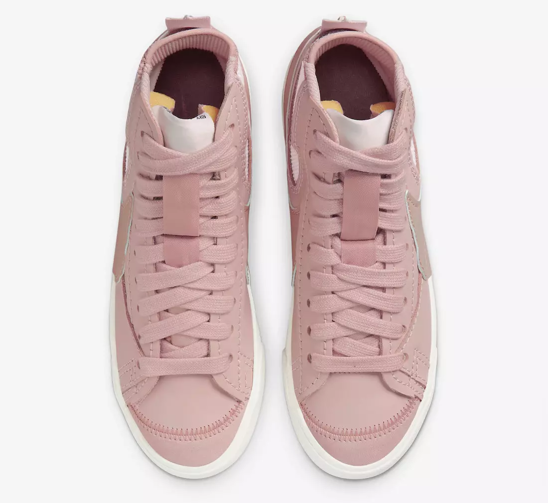 Nike Blazer Mid 77 Jumbo ပန်းရောင် Oxford Rose Whisper DQ1471-600 ဖြန့်ချိသည့်ရက်စွဲ