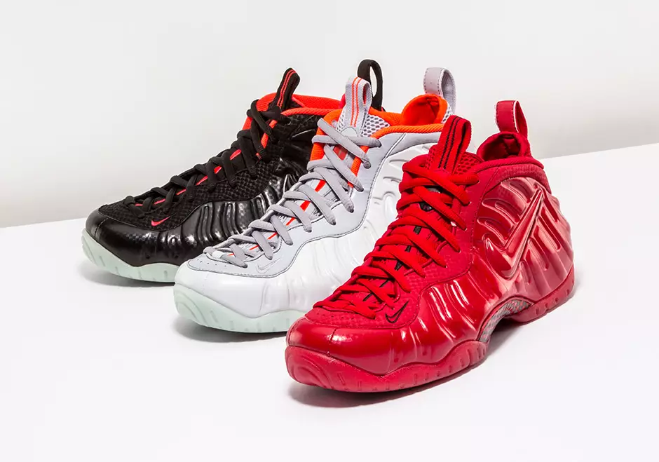 Yeezy Foamposites Platina Rood Oktober Zonnerood