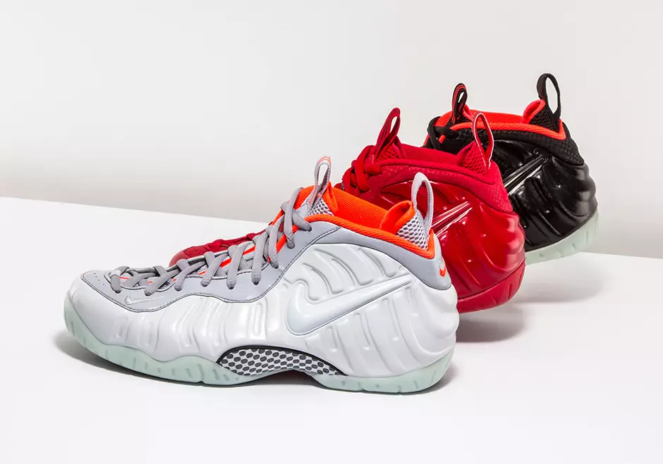 Yeezy Foamposites Platinum Red հոկտեմբերյան արևային կարմիր