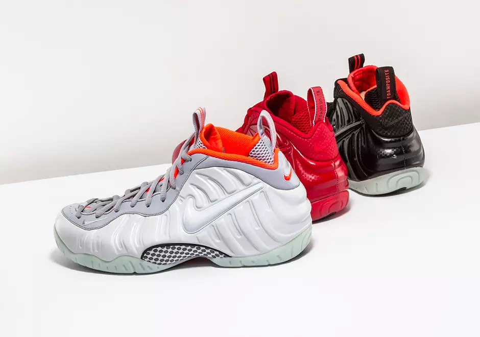 Yeezy Foamposites Platinum Red Oktober Solar Red