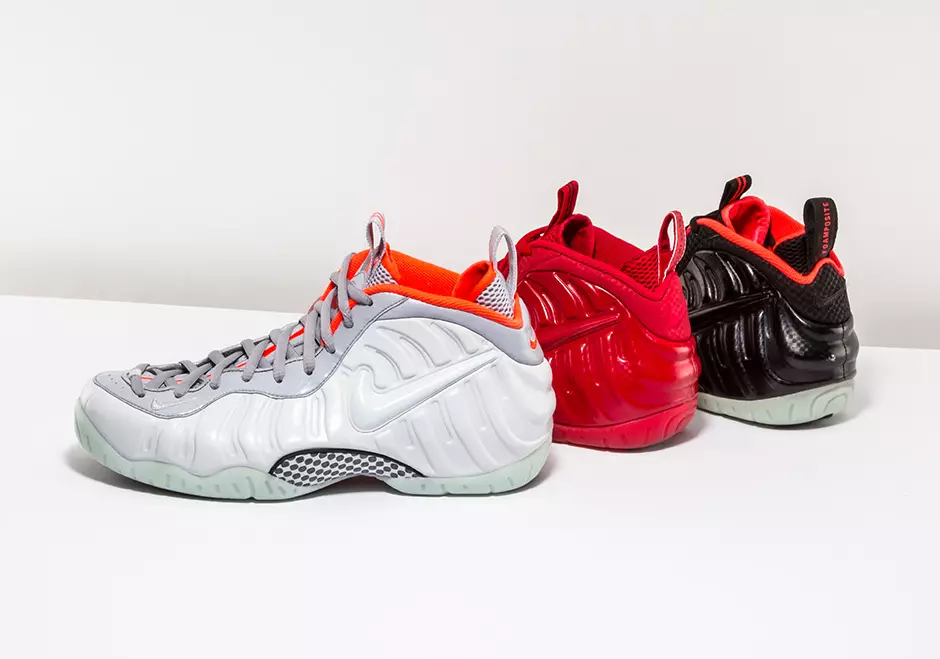 Yeezy Foamposites Platinum Red ოქტომბერი მზის წითელი