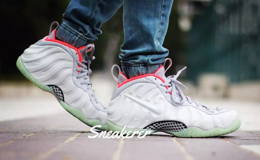 Platinum холис Nike Foamposite Pro Yeezy