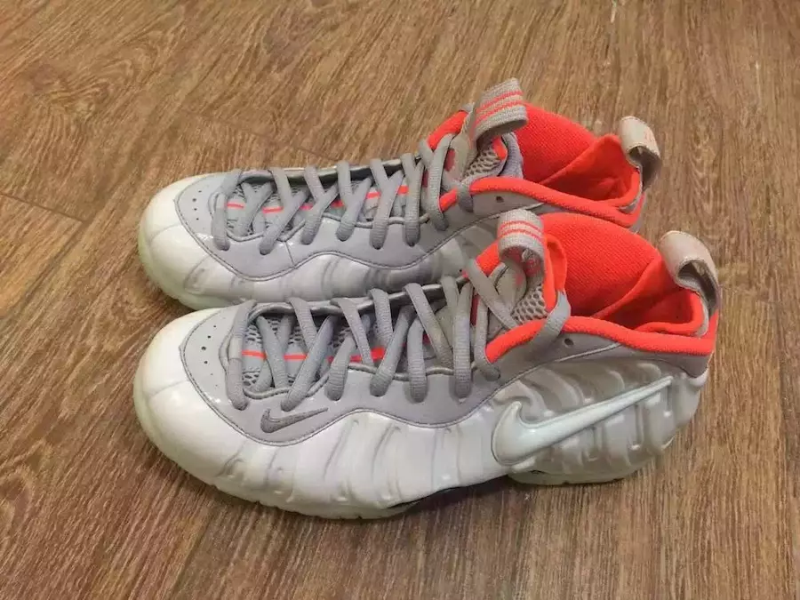 Saf Platin Yeezy Nike Foamposite Pro