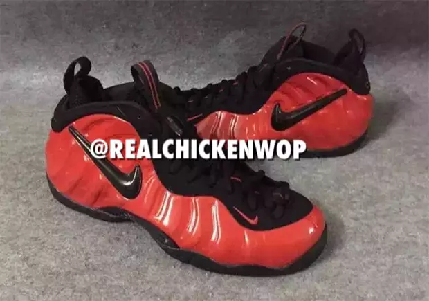 Nike Air Foamposite Pro Vermelho Preto 2016