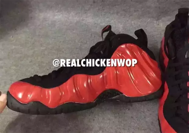 Nike Hava Foamposite Pro Kırmızı Siyah 2016