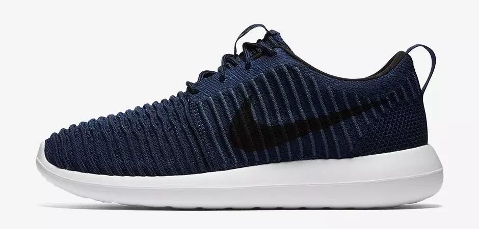 Nike Roshe Two Flyknit Marinblå