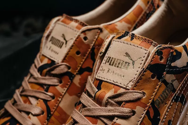 Rihanna x PUMA Suede Creeper Orange Camo Шығарылым күні