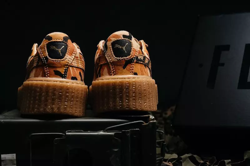 Rihanna x PUMA Suede Creeper Orange Camo Data di uscita