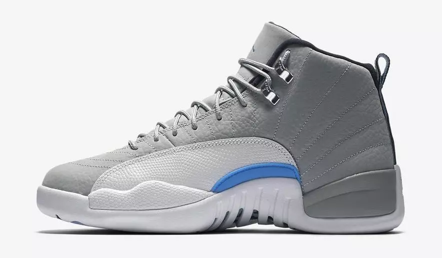 Air Jordan 12 Wolf Grey Universiteti Mavi