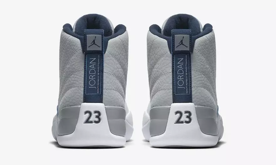 Air Jordan 12 Wolf Gray университеті көк