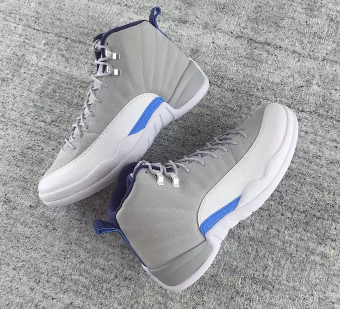 Air Jordan 12 Wolf Gris Universidad Azul 2016