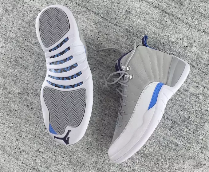 Air Jordan 12 Wolf Gris Universidad Azul 2016