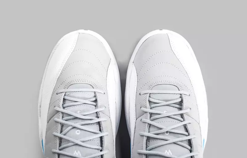 Air Jordan 12 Wolf Gray University Կապույտ Սպիտակ