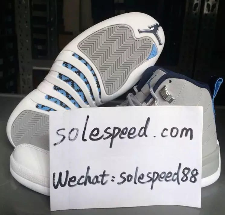 Air Jordan 12 Grey University Blue Дата выпуску