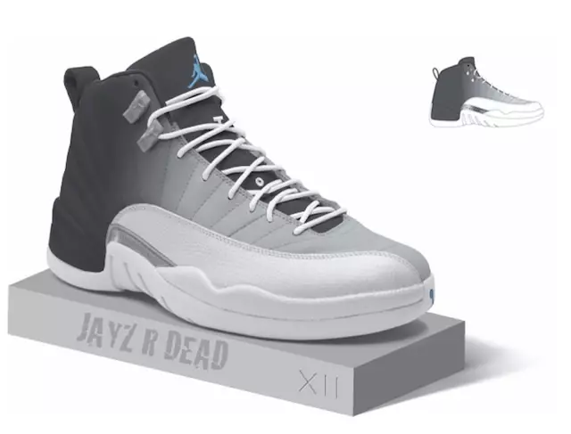 Air Jordan 12 Grey University Blue Utgivelsesdato