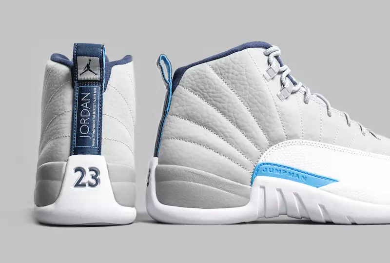 Air Jordan 12 Wolf Grey Universiteti Mavi Ağ