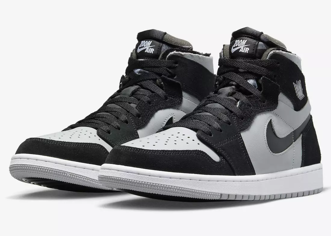 Air Jordan 1 Zoom CMFT Zwart Grijs CT0978-001 Releasedatum