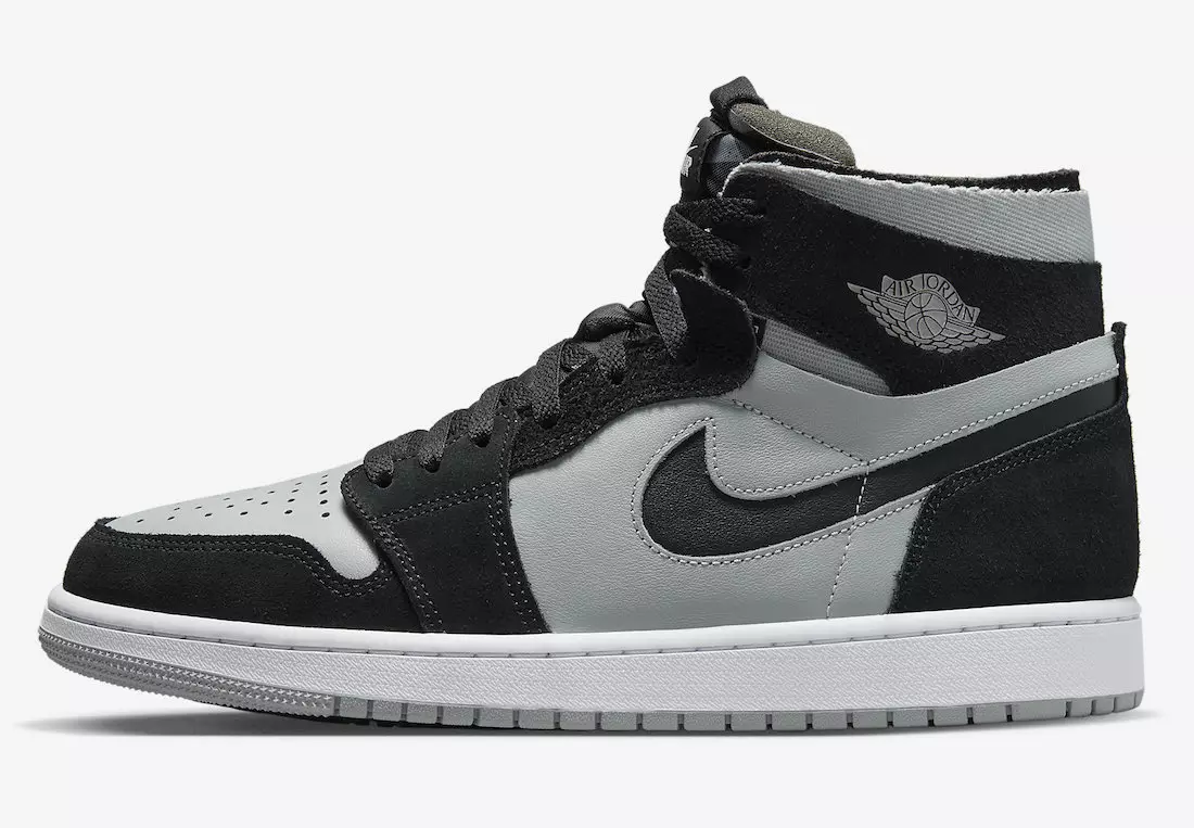 Air Jordan 1 Zoom CMFT Svart Grå CT0978-001 Utgivelsesdato