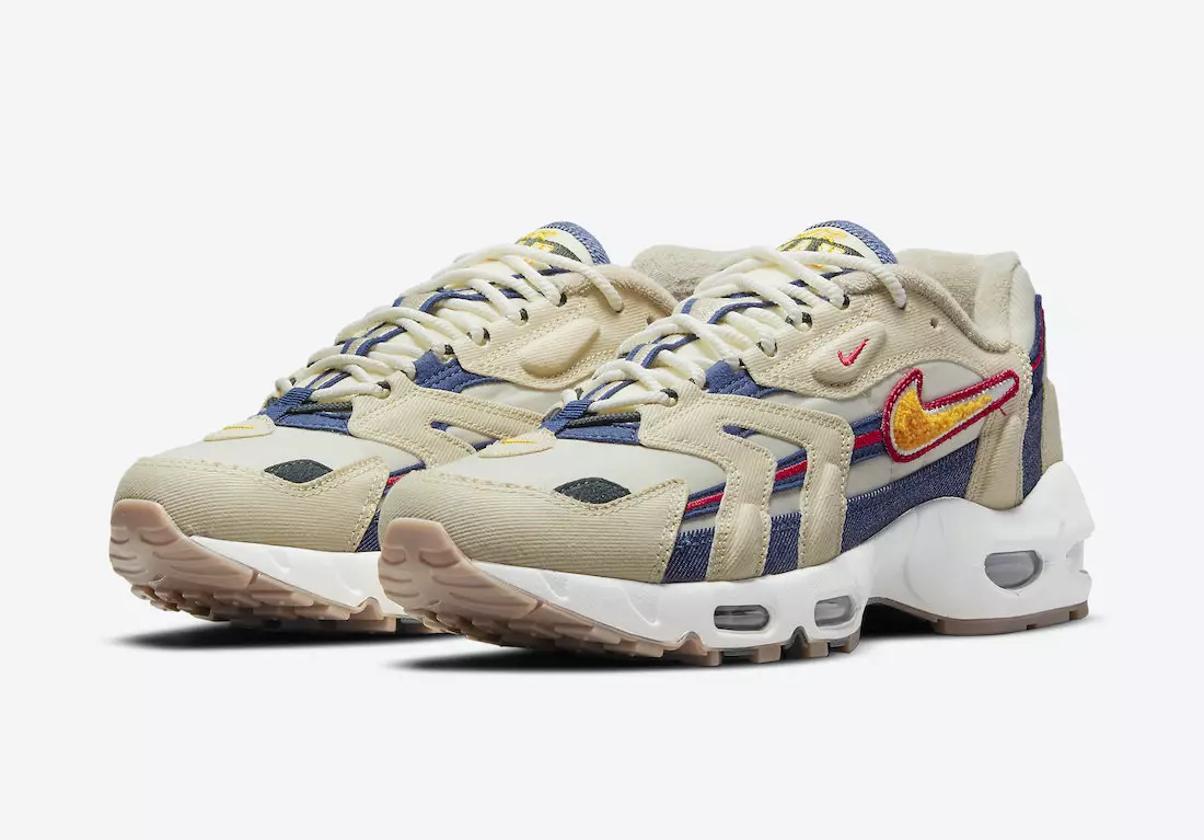 Nike Air Max 96 II Beach University Gold Blue Void DJ6742-200 Megjelenés dátuma