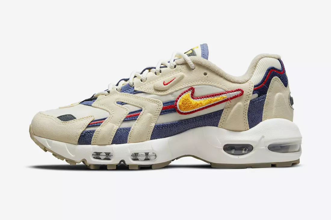 Nike Air Max 96 II Beach University Gold Blue Void DJ6742-200 Megjelenés dátuma