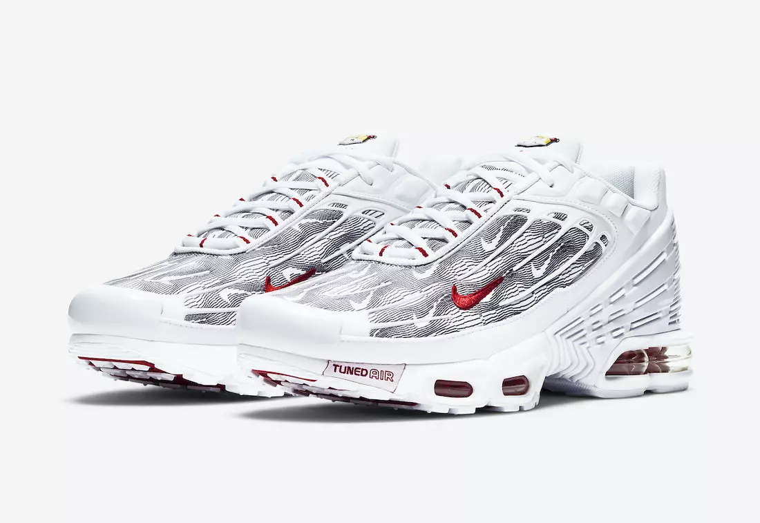 Pek Topografi Nike Air Max Plus 3 DH4107-100 Tarikh Tayangan