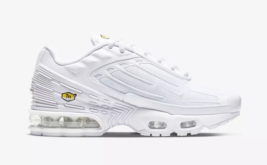 Nike Air Max Plus 3 Triple White CD6871-100 Megjelenés dátuma